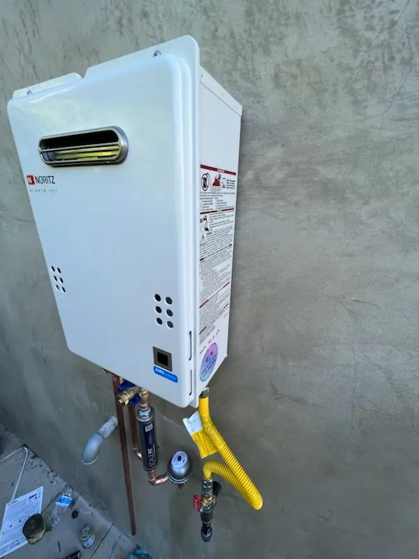 Tankless water heater installation for Crane Creek homes