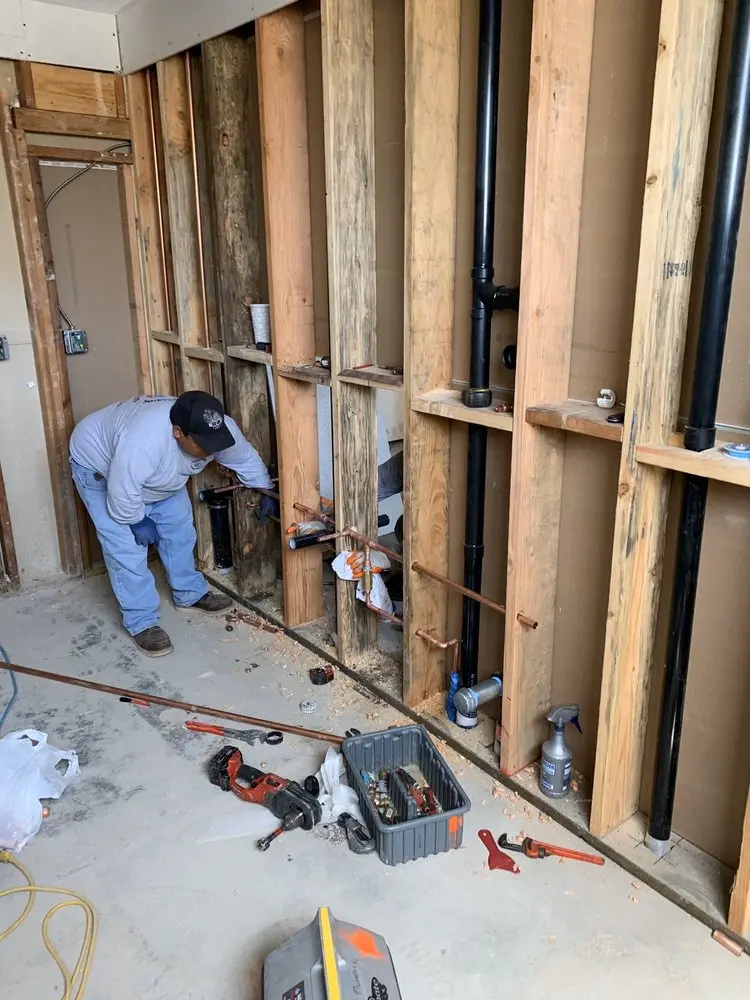 Commercial rough-in plumbing for Water Heater Replacement in Crane Creek